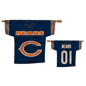 Chicago Bears 2-Sided Jersey House Vertical Flag